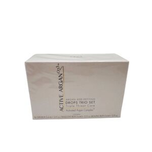 Active Argan O23 Drops Trio Set Age-Defying Triple Threat‎ Care - RARE NIB